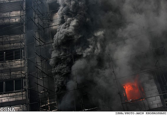 بررسی بلوک های سقفی پلی استایرن(یونولیت) در حریق