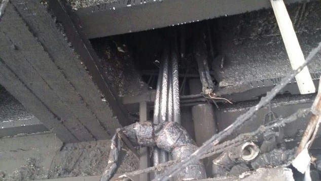 بررسی بلوک های سقفی پلی استایرن(یونولیت) در حریق