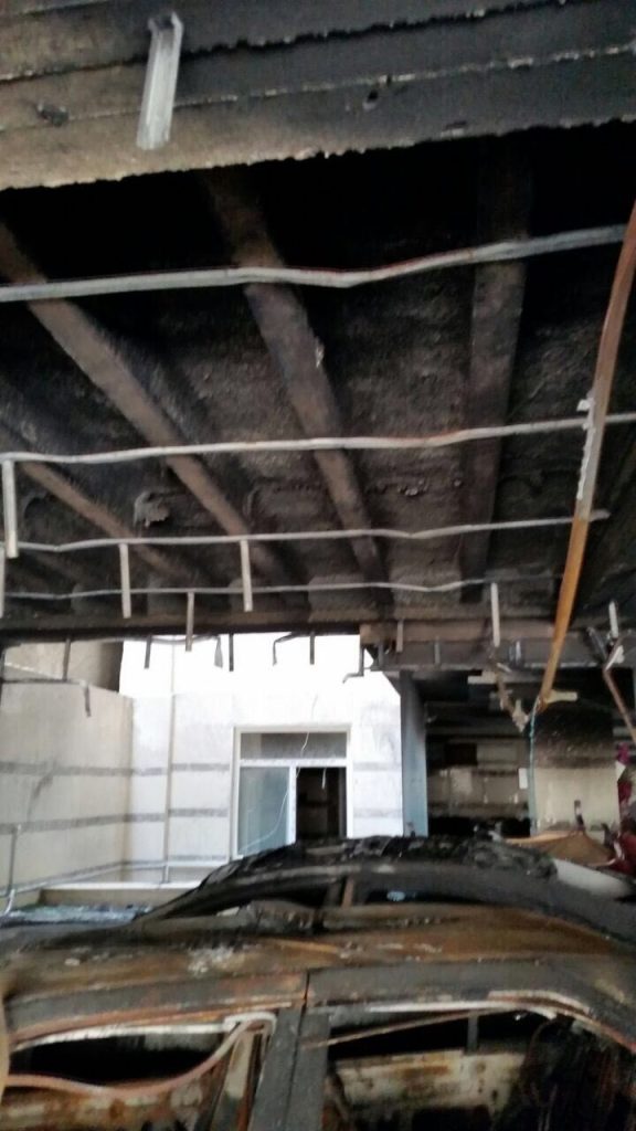 بررسی بلوک های سقفی پلی استایرن(یونولیت) در حریق