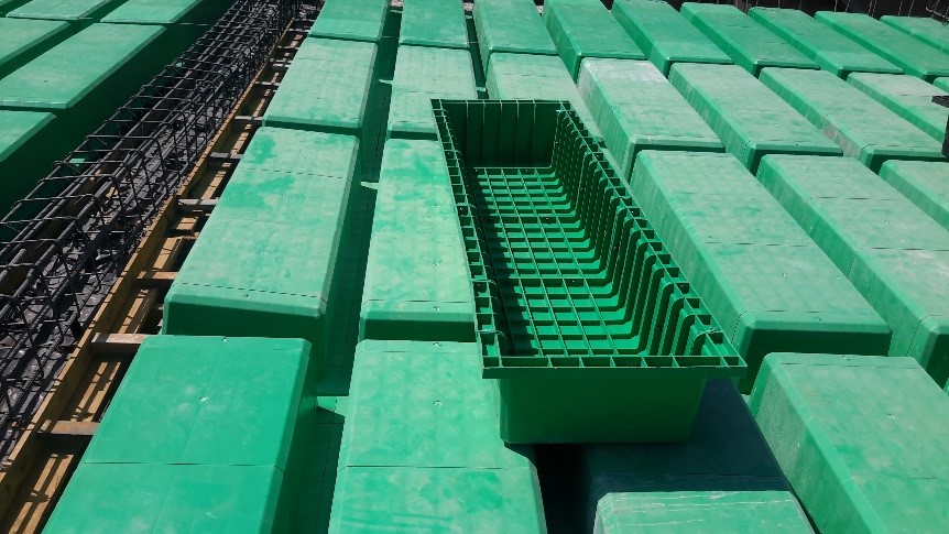 اجرای سازه‌ بتنی و مزیت استفاده از سقف وافل دراسکلت بتنی