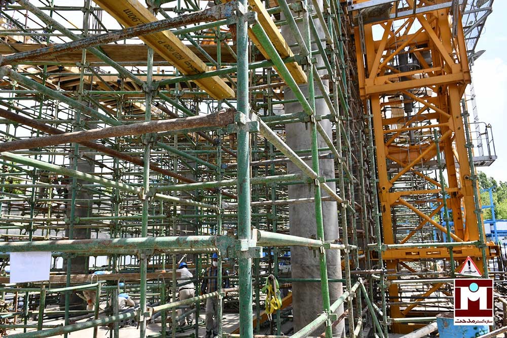 اجرای سازه‌ بتنی و مزیت استفاده از سقف وافل دراسکلت بتنی